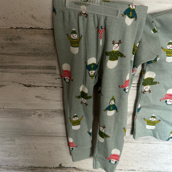 Carter’s Snowman Baby Pajamas Size 12 Months NEW - Picture 4 of 7